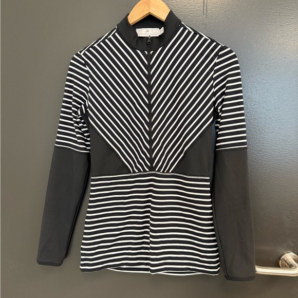 Stella McCartney Adidas M EUC/Mint condition Black and White workout top - Picture 13 of 15
